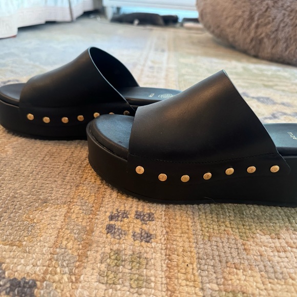 Maje Studded Platform Mules - Picture 4 of 5
